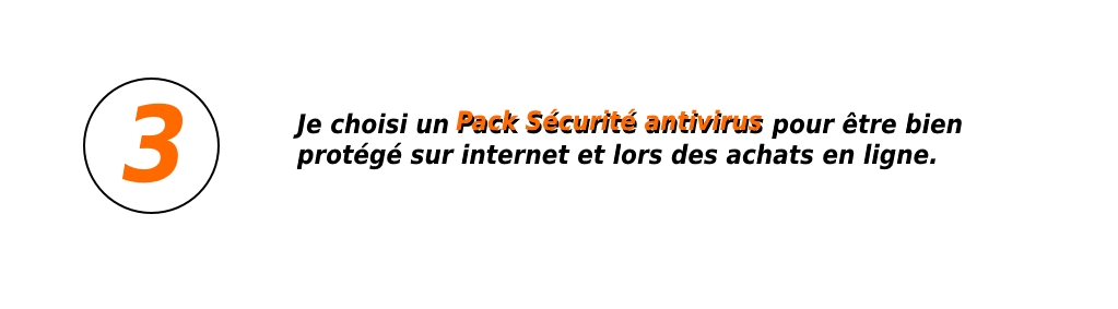 antivirus et pack sécurité renforcée