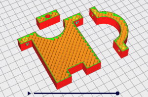 pièce LNB dans logiciel Cura