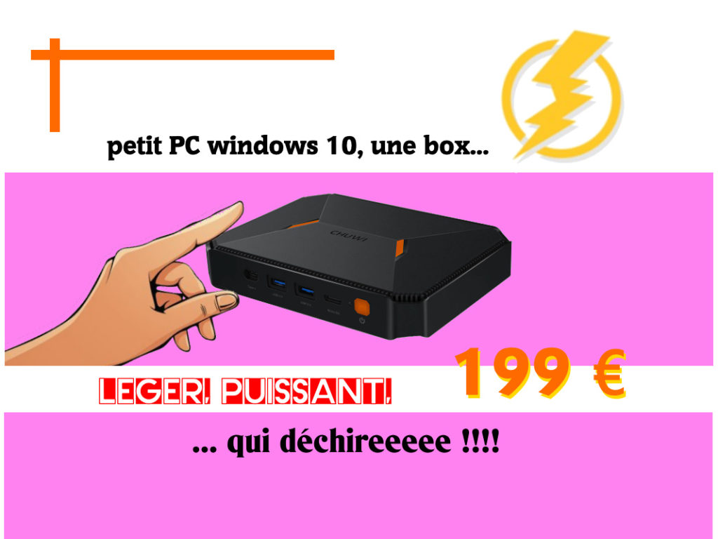 herobox une tout petit PC windows 10